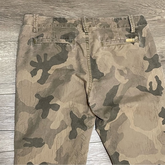 Joe’s Dayna Camouflage Relaxed Slouch Boyfriend Fit Trousers Sz 26 Green. - Picture 9 of 9